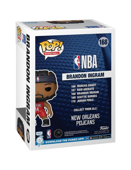 Figura Funko Pop Brandon Ingram NBA 9.5 cm Vinilo Coleccionable Figura Funko Pop Brandon Ingram NBA 9.5 cm Vinilo Coleccionable