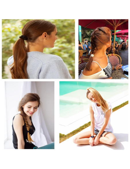Banda Elástica para Cabello AXEN 8 Piezas Algodón Pastel Banda Elástica para Cabello AXEN 8 Piezas Algodón Pastel