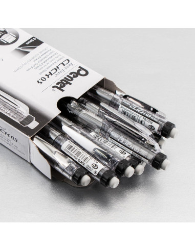 Lápiz Mecánico Pentel Twist Erase CLICK 0.5mm Paquete de 12