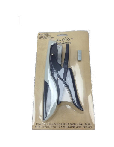 Engrapadora Pequeña Idea-Ology Tim Holtz con 100 Grapas