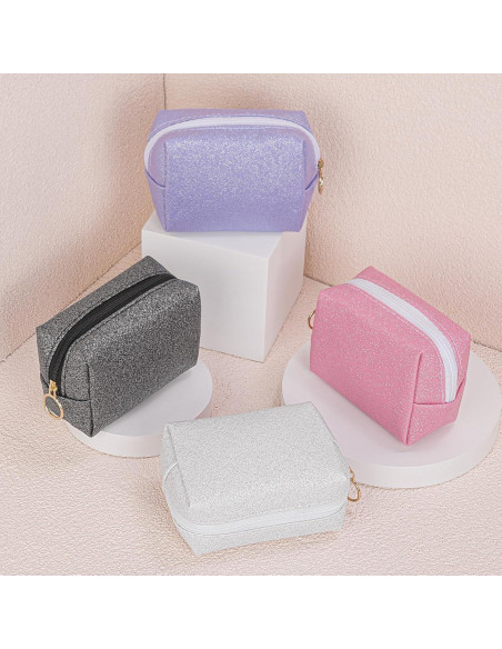 Bolsa de Maquillaje Mini PU Brillante Deseo 9.9x5.1 cm Bolsa de Maquillaje Mini PU Brillante Deseo 9.9x5.1 cm
