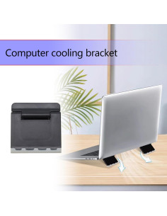 Soporte de Teclado Portátil Crear Idea 4PCS Negro 50.5x48x7.5mm 2