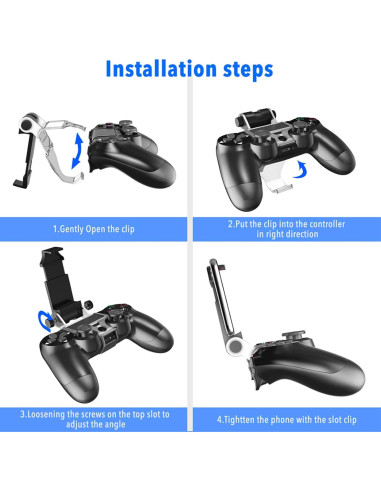 Soporte Ajustable para Teléfono Joso con Cable OTG para PS4