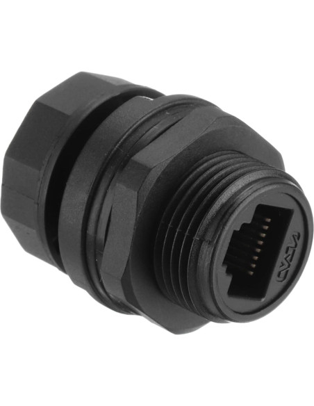 Acoplador RJ45 Montaje en Panel IP67 MECCANIXITY - 2 Unidades Acoplador RJ45 Montaje en Panel IP67 MECCANIXITY - 2 Unidades