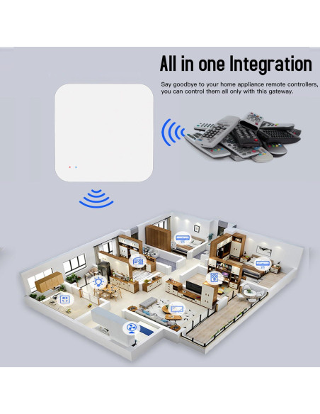 Hub Inteligente Multimodal Gaoducash con Control Remoto IR Hub Inteligente Multimodal Gaoducash con Control Remoto IR