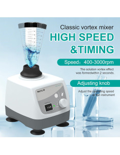 Mezclador Vortex Mini SWDTLAB M3 Sin Pantalla LED 400-3000rpm 2