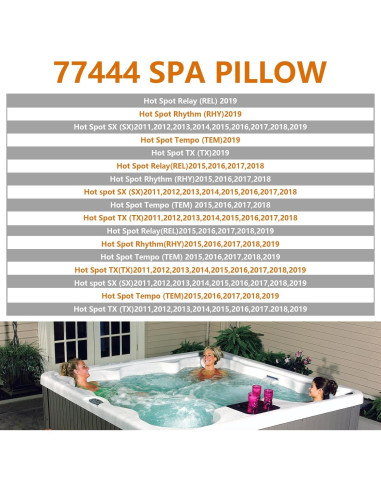 Almohada de Reemplazo para Spa Hot Spring 77444 - Gris Claro