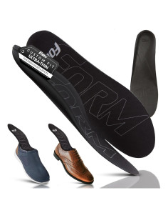 Plantillas Ultra Finas FORM para Fascitis Plantar - Negro 12-12.5