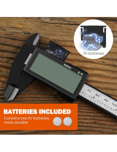 Calibrador Digital HARDELL 0-150mm Pantalla LCD Grande