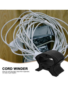 Organizador de Cuerda Homoyoyo 10 Pcs Enrollador de Cable 2