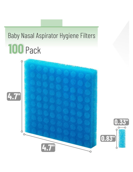 Filtros de Higiene para Aspirador Nasal Mr. Pen - 100 Unidades Filtros de Higiene para Aspirador Nasal Mr. Pen - 100 Unidades