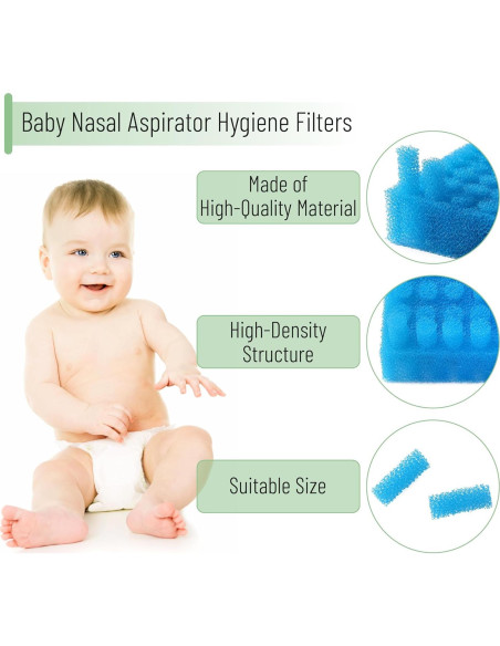 Filtros de Higiene para Aspirador Nasal Mr. Pen - 100 Unidades Filtros de Higiene para Aspirador Nasal Mr. Pen - 100 Unidades
