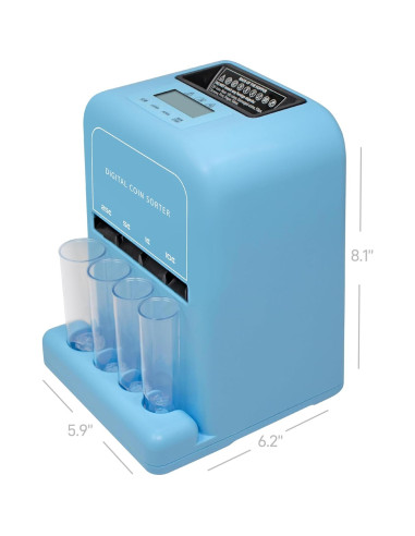 Contador y Clasificador de Monedas Automático NUEVO ESTILO 0.59 kg