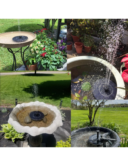 Bomba de Fuente Solar VIVII 1.4W para Jardín y Acuario Bomba de Fuente Solar VIVII 1.4W para Jardín y Acuario