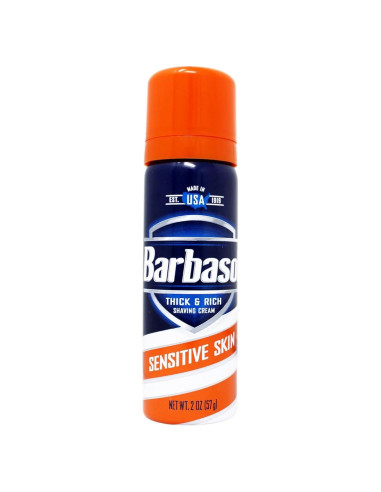 Crema de Afeitar Barbasol Piel Sensible 56.7g - Paquete de 36