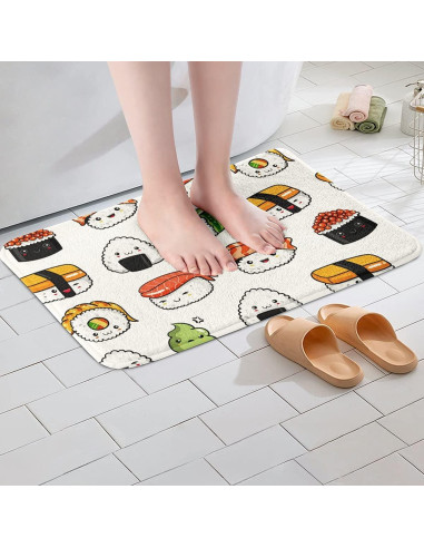 Alfombra de Baño Feelyou Microfibra 40x60cm Antideslizante