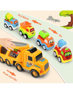 Camión de Construcción Juguete Nicmore 5 en 1 para Niños 2