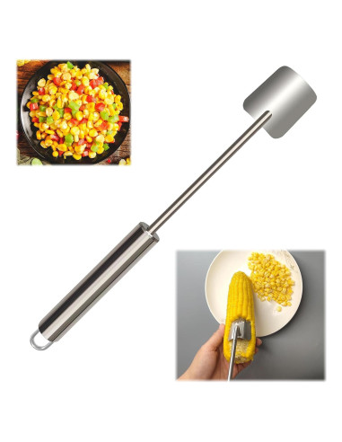 Pelador de Maíz Genérico 2024 Acero Inoxidable 24.5 cm