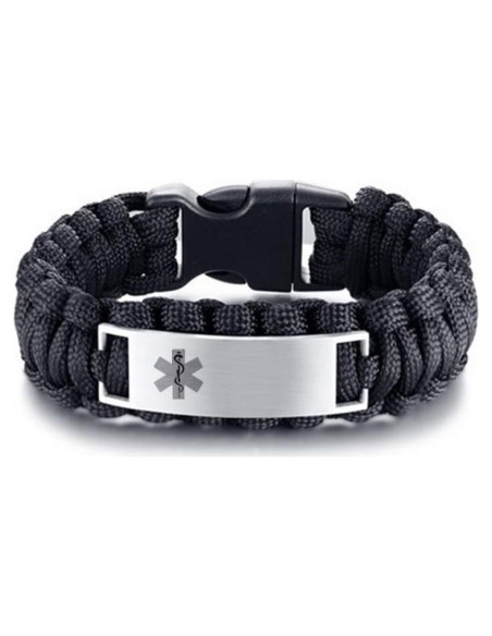 Pulsera de Alerta Médica LiFashion LF de Acero Inoxidable 23cm Pulsera de Alerta Médica LiFashion LF de Acero Inoxidable 23cm