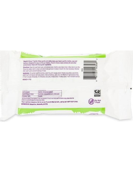 Toallitas para Chupetes FYNORI - Sabor Fruta, 40 Unidades Toallitas para Chupetes FYNORI - Sabor Fruta, 40 Unidades