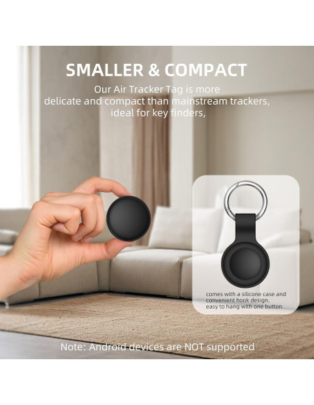 Rastreador Bluetooth Pepisk Air Tag - Localizador de Equipaje Negro Rastreador Bluetooth Pepisk Air Tag - Localizador de Equipaje Negro