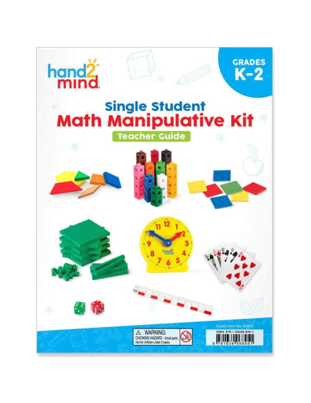 Kit Manipulativo de Matemáticas Hand2Mind - Set de 12 para Niños Kit Manipulativo de Matemáticas Hand2Mind - Set de 12 para Niños