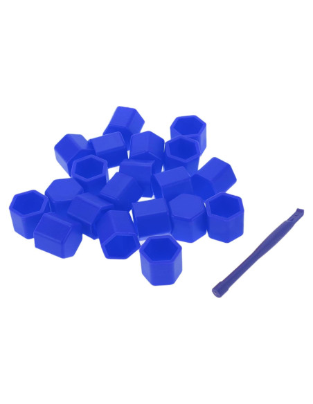 Tuerca de Pernos de Rueda VekAuto 17mm Azul Silicona Tuerca de Pernos de Rueda VekAuto 17mm Azul Silicona