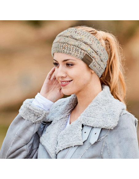 Diadema Térmica Loritta para Mujeres Beige, Suave y Cálida Diadema Térmica Loritta para Mujeres Beige, Suave y Cálida