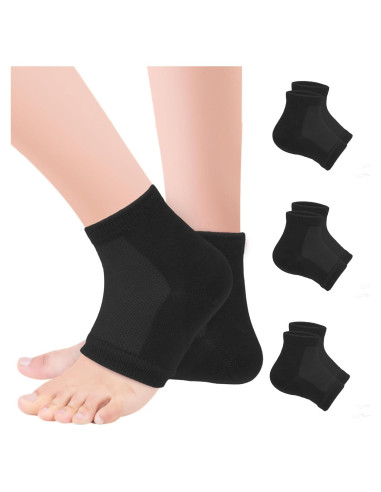 Calcetines Hidratantes de Gel Hoovcmg para Talones Agrietados