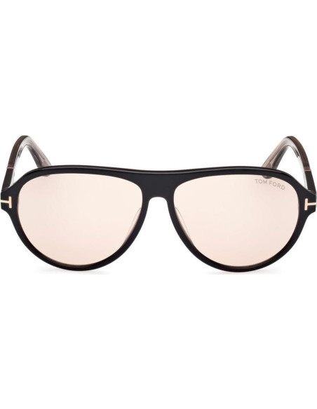 Gafas de sol Tom Ford FT 1080 01E Negro Brillante Beige Gafas de sol Tom Ford FT 1080 01E Negro Brillante Beige