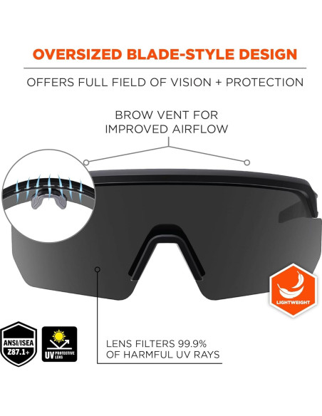 Gafas de Seguridad Ergodyne AEGIR Anti Rayones y Anti Niebla Gafas de Seguridad Ergodyne AEGIR Anti Rayones y Anti Niebla