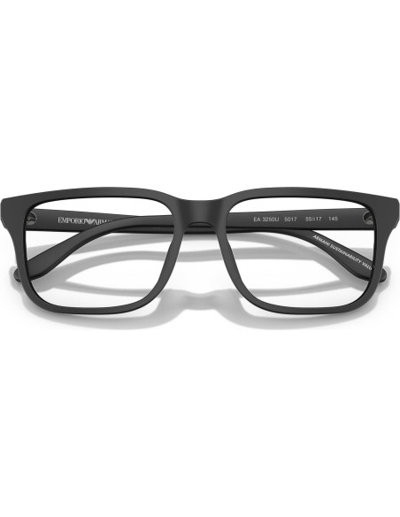 Gafas de Prescripción Emporio Armani EA3250U Negro Mate 56mm Gafas de Prescripción Emporio Armani EA3250U Negro Mate 56mm