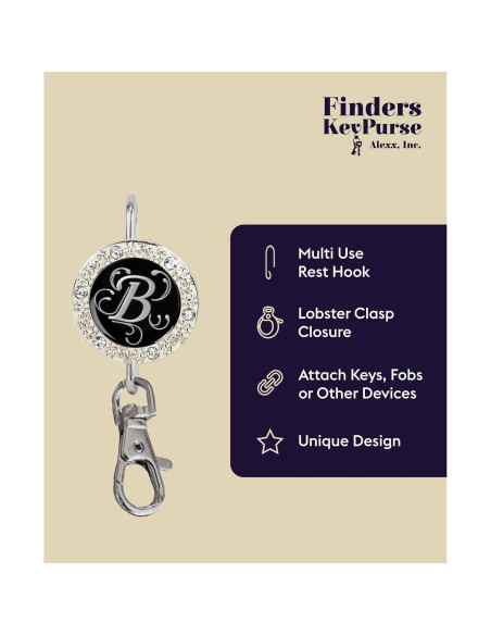 Buscador de Llaves para Bolsos Monograma B - Organizador Estiloso Buscador de Llaves para Bolsos Monograma B - Organizador Estiloso