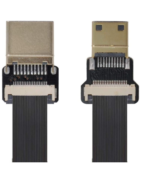 Cable HDMI Macho a Mini HDMI Xiwai 0.1M 1080P para FPV Cable HDMI Macho a Mini HDMI Xiwai 0.1M 1080P para FPV