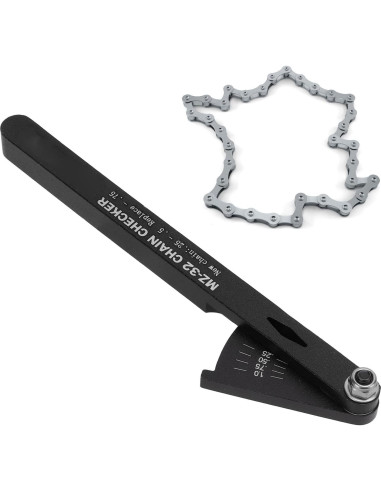 Comprobador de Cadena de Bicicleta Yosoo de Aluminio - Mantenimiento Eficiente