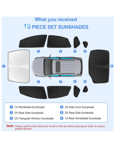 Protector Solar Ventana Toyota Prius 2010-2015 SHINELINERS