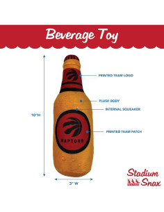 Juguete de Peluche Chirriante para Perros y Gatos Pets First NBA Toronto Raptors 2