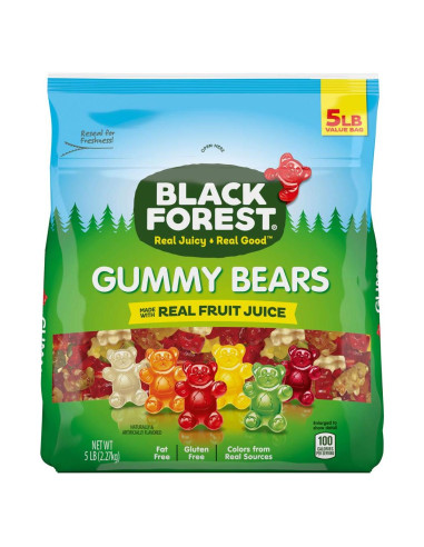 Ositos de Goma Black Forest 2.27 kg - Snacks Frutales