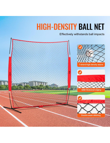 Red de Respaldo de Barricada VEVOR 2.13x2.13m Multi-Deporte