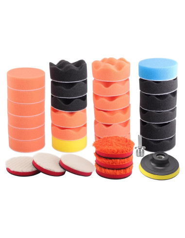 Kit de Pulido ZFE 32 Piezas 3'' (80mm) para Taladro