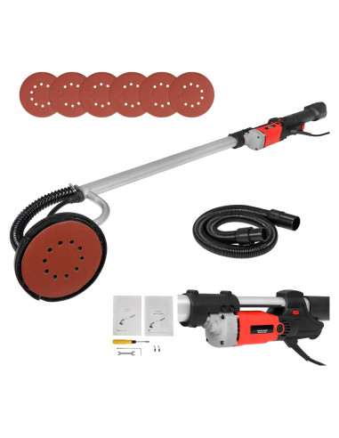 Lijadora de Paneles de Yeso HomGarden 800W Ajustable 6 Discos