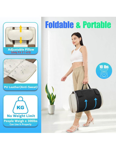 Colchoneta de Masaje Comrelax HY-8639 3D Calor Plegable