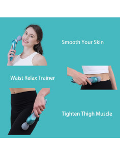 Masajeador Inalámbrico Asopal Portátil Recargable 22.86cm 2