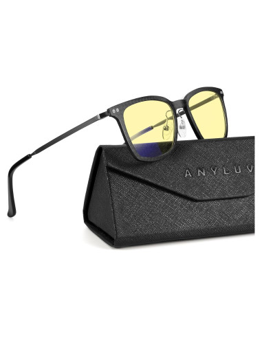 Gafas de luz azul ANYLUV AN4562-N para hombres - Fibra de carbono