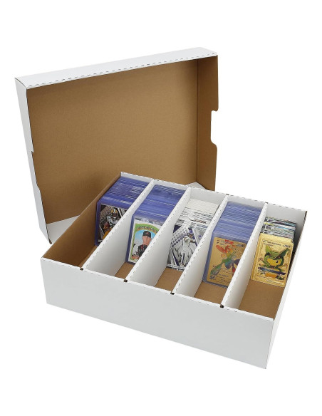Caja de Almacenamiento MZONGZI 3900 Tarjetas 5 Filas Blanca Caja de Almacenamiento MZONGZI 3900 Tarjetas 5 Filas Blanca