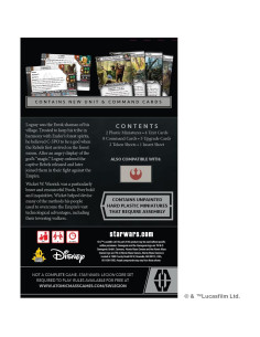 Star Wars Legion Logray & Wicket Expansión Comandante - Miniaturas 2