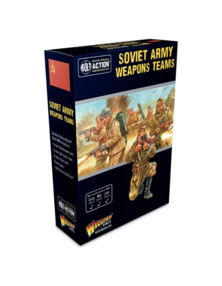 Warlord Games Bolt Action WWII Equipos Soviéticos 1:56 Warlord Games Bolt Action WWII Equipos Soviéticos 1:56