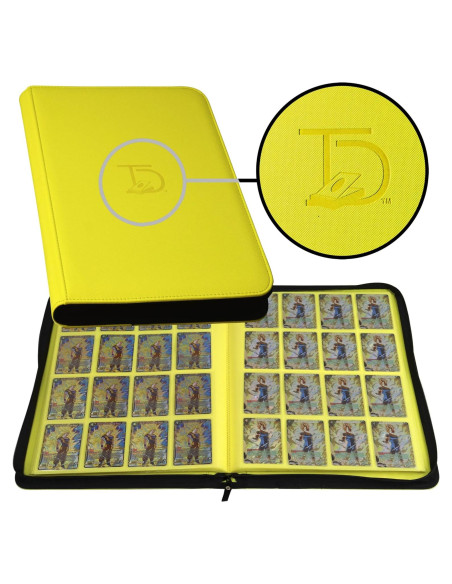 Carpeta TCG TopDeck Amarilla 32 Páginas para 1000 Tarjetas Carpeta TCG TopDeck Amarilla 32 Páginas para 1000 Tarjetas