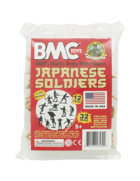 Soldados de Plástico BMC Japoneses Imperiales - 32 figuras Soldados de Plástico BMC Japoneses Imperiales - 32 figuras