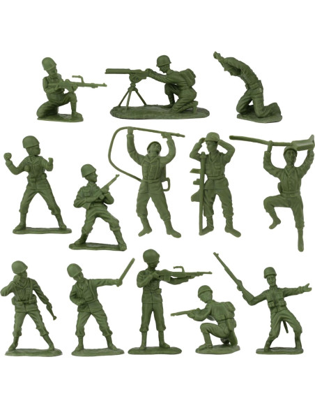 Set de Soldados de Plástico BMC WW2 Día D - 34 Figuras Set de Soldados de Plástico BMC WW2 Día D - 34 Figuras
